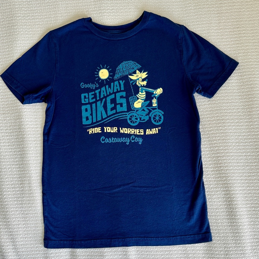 Castaway Cay Kids Blue Graphic T-Shirt